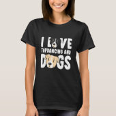Tap Dancing Dog Dancer Dog T-shirt (Voorkant)