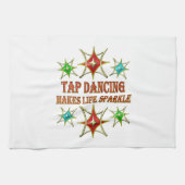TAP DANCING FANCY STARS THEEDOEK (Horizontaal)
