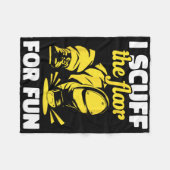 Tap Dancing Ik Snuff de vloer voor leuke Tap Dance Fleece Deken (Voorkant (Horizontaal))