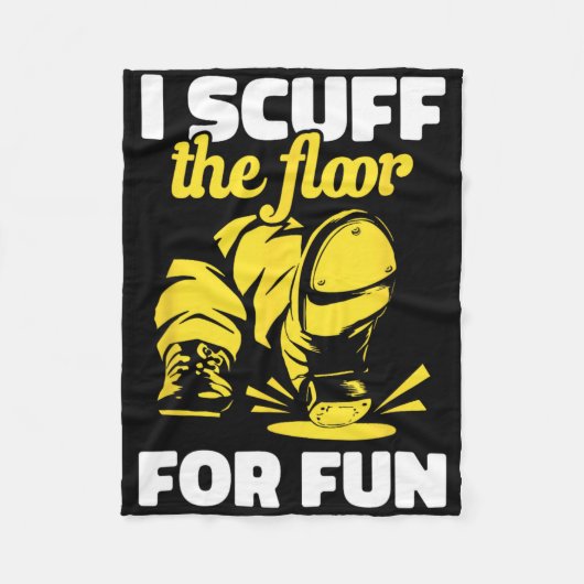 Tap Dancing Ik Snuff de vloer voor leuke Tap Dance Fleece Deken (Voorkant)