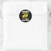 Tap Dancing Ik Snuff de vloer voor leuke Tap Dance Ronde Sticker (Tas)