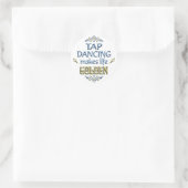 Tap Dancing is Golden Ronde Sticker (Tas)
