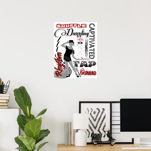 TAP Dancing Poster (Thuiskantoor)