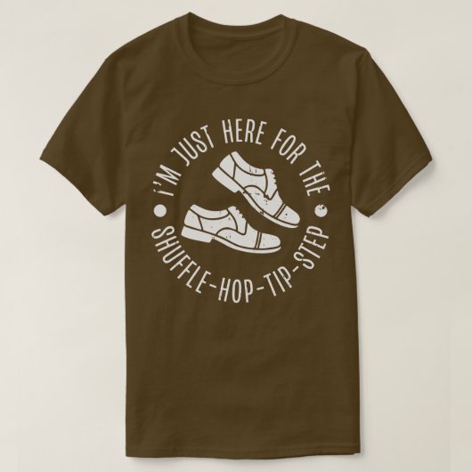 Tap Dancing Shoes Mannen Vrouwen Tap Dancer T-shirt (Design voorkant)