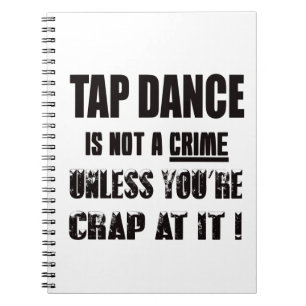 Tap-dans is geen misdaad notitieboek