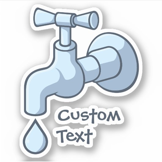 Tap-driping Sticker (Voorkant)