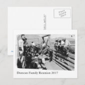 Tap Duncan Reunion Briefkaart (Voorkant / Achterkant)