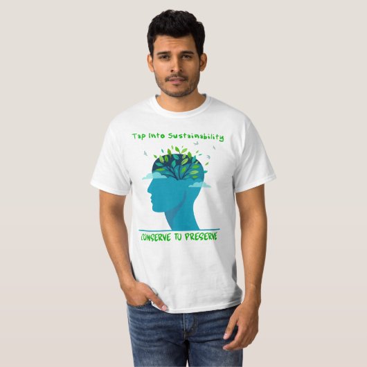 Tap Into Sustainability T-shirt (Voorkant volledig)
