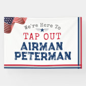 TAP OUT Airman Guardian Military BMT Afstuderen Spandoek (Horizontaal)