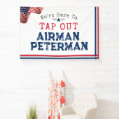 TAP OUT Airman Guardian Military BMT Afstuderen Spandoek (Insitu)