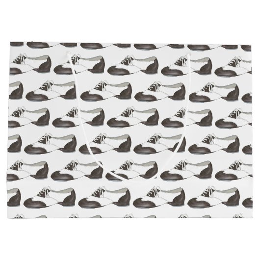 Tap Shoe Dance Teacher Choreografe Overweging Large Cadeautasje (Achterkant)