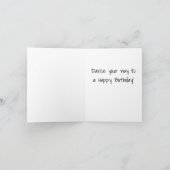 TAP SHOES NEEMT DEZE BIRTHDAY GREETING UIT KAART (Binnen)