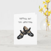 TAP SHOES NEEMT DEZE BIRTHDAY GREETING UIT KAART (Gele Bloem)