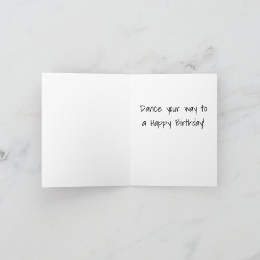 TAP SHOES NEMEN *21st* BIRTHDAY GREETING Kaart (Binnen)