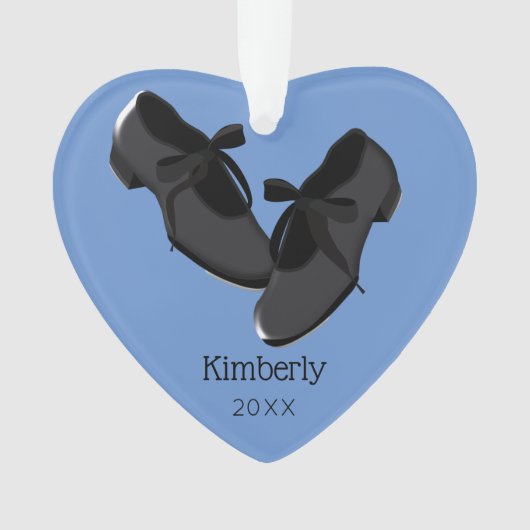 Tap Shoes Personalized Ornament (voorkant)