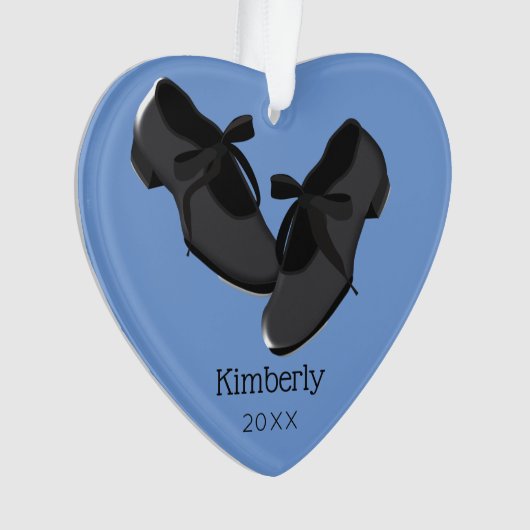 Tap Shoes Personalized Ornament (voorkant)