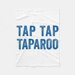 Tap Taparoo Hockey Motiverende Quote Mannen Vrouwe Fleece Deken