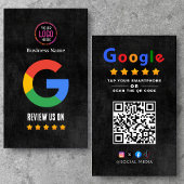 Tap to Review Google Review QR Code Google Ratings Visitekaartje