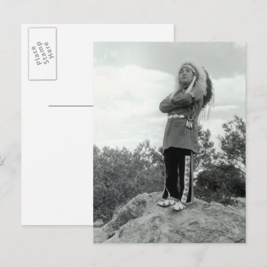 Tap-Tu-Ka Posing, beroemde Indische tenor Briefkaart (Voorkant / Achterkant)