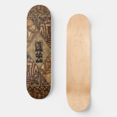 Tapa Tiki Hawaiian Skateboard (Voorkant)