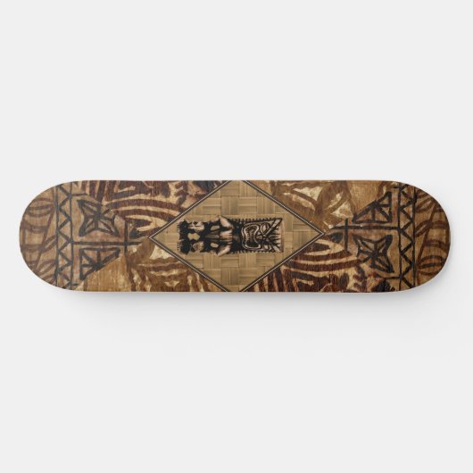 Tapa Tiki Hawaiian Skateboard (Horizontaal)