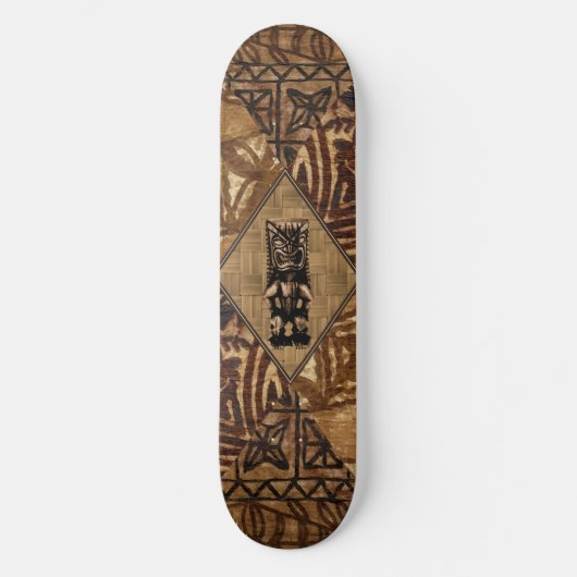 Tapa Tiki Hawaiian Skateboard (Voorkant)
