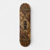 Tapa Tiki Hawaiian Skateboard (Voorkant)