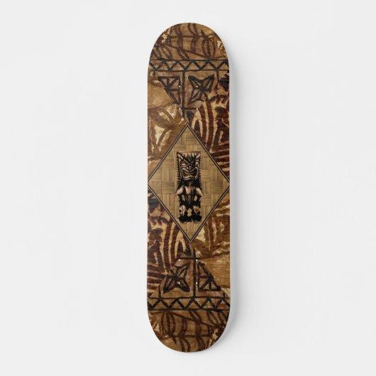 Tapa Tiki Hawaiian Skateboard (Voorkant)