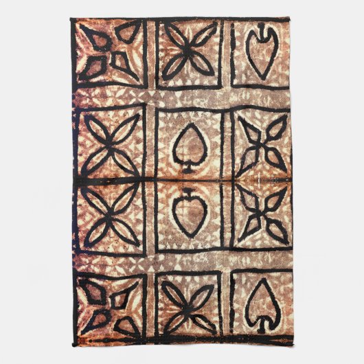 Tapa Tiki keukenhanddoek (Verticaal)