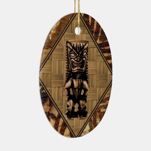 Tapa Tiki  Surfboard Ornament (Rechts)