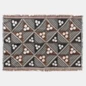  Tapa Tribal Pattern uit Fiji Deken (Voorkant)