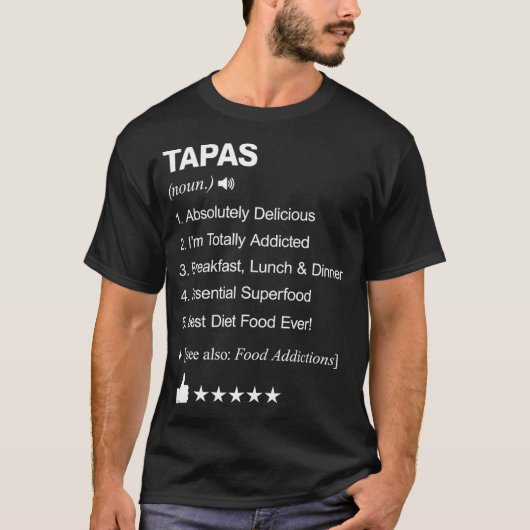 Tapas Definition Betekenis barbecue met uw T-shirt (Voorkant)