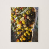 Tapas gemaakt met gevulde olijven legpuzzel (Verticaal)
