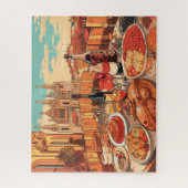 Tapas in Barcelona Legpuzzel (Verticaal)