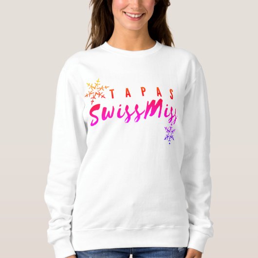 Tapas Swiss Miss Kerstshirt Trui (Voorkant)
