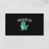 Tapasaurus Rex Tap Dance Dinosaur Dino Visitekaartje (Achterkant)
