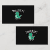 Tapasaurus Rex Tap Dance Dinosaur Dino Visitekaartje (Voorkant / Achterkant)