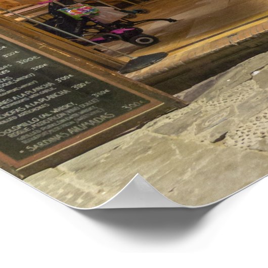 Tapasbar en restaurant poster (Hoek)