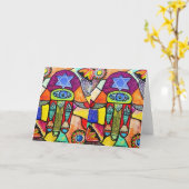 Tapastry Hamsa Kaart (Gele Bloem)