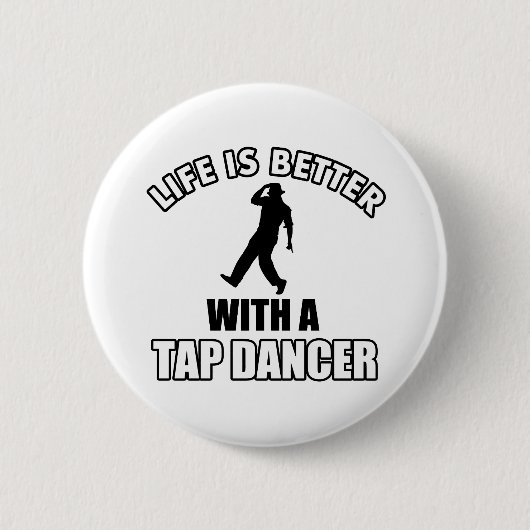 Tapdans-design Ronde Button 5,7 Cm (Voorkant)
