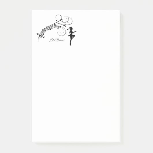 Tapdansen 3 post-it® notes (Voorkant)