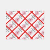 tapdansen fleece deken (Voorkant (Horizontaal))