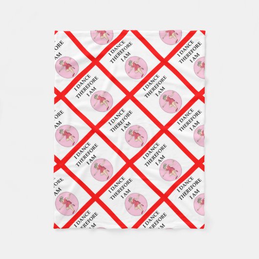 tapdansen fleece deken (Voorkant)