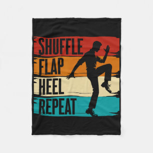 Tapdansen, Shuffle Flap Heel Herhalen, Tapdanser Fleece Deken