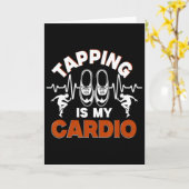 Tapdansen, Tappen Is Mijn Cardio, Tapdanser Kaart (Gele Bloem)