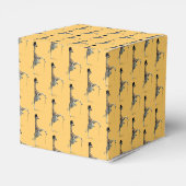 Tapdansende Giraffe Bedankdoosjes (Achterkant)