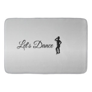 Tapdanser Laten we dansen Badmat