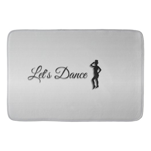 Tapdanser Laten we dansen Badmat (Voorkant)