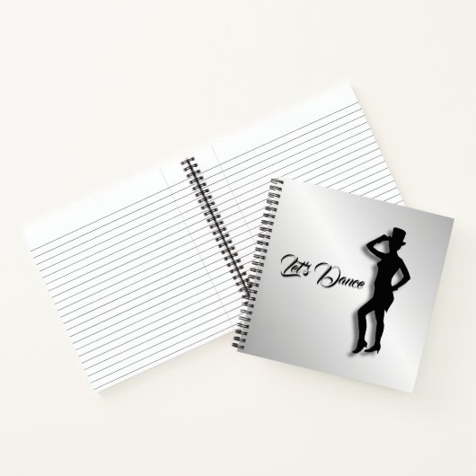 Tapdanser Laten we dansen Notitieboek (Binnen)