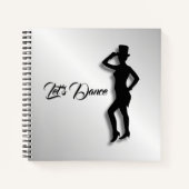 Tapdanser Laten we dansen Notitieboek (Voorkant)